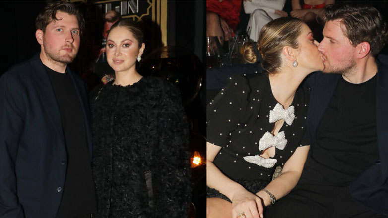 Τάμτα Μαστοράκη – Χρήστος Μπέζας: Τα «καυτά» φιλιά του νιόπαντρου ζευγαριού σε βραδινή του έξοδο