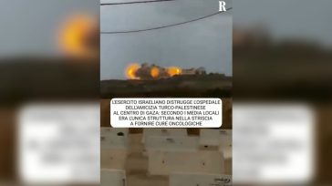 Ο ισραηλινός στρατός κατέστρεψε το Νοσοκομείο Τουρκοπαλαιστινιακής Φιλίας στο κέντρο της Γάζας