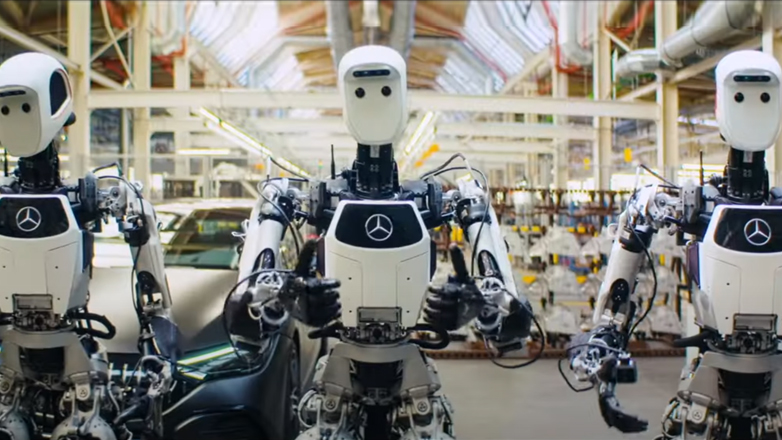 Ξεκίνησαν να «κολλούν ένσημα» τα πρώτα ανθρωποειδή ρομπότ στο εργοστάσιο της Mercedes (Βίντεο)