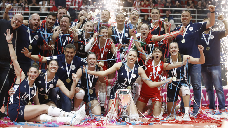 Βόλεϊ γυναικών: Κυπελλούχος ο Ολυμπιακός, 3-2 σετ τον μαχητικό Πανιώνιο