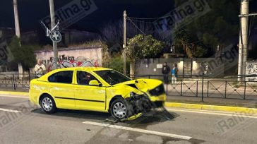 Οδηγός ταξί συνελήφθη μεθυσμένος για τροχαίο με δύο τραυματίες