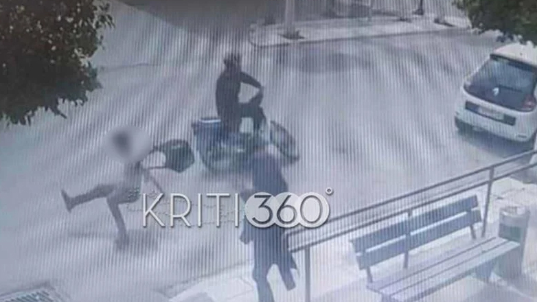 Βίντεο: Μηχανάκι παρασύρει 14χρονο μαθητή στη Κίσαμο