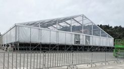 Αυτοψία Μενδώνη στο Καλλιμάρμαρο: Διακόπτονται οι εργασίες της κατασκευής μπροστά από το στάδιο