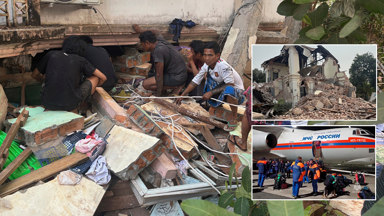 Φόβοι για περισσότερους από 10.000 νεκρούς από το σεισμό των 7,7 Ρίχτερ στην Μιανμάρ Φόβοι για περισσότερους από 10.000 νεκρούς από το σεισμό των 7,7 Ρίχτερ στην Μιανμάρ