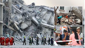 Σκάβουν με τα χέρια τους στα συντρίμμια για να βρουν επιζώντες