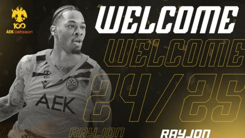 Η ΑΕΚ ανακοίνωσε τον Ρέιζον Τάκερ