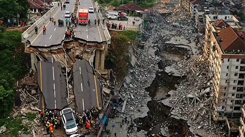 Συγκλονιστικά βίντεο από τον σεισμό των 7,7 Ρίχτερ σε Μιανμάρ – Ταϊλάνδη