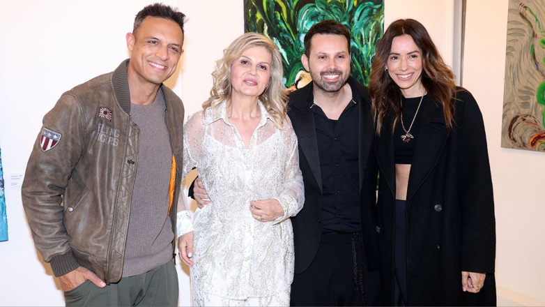 Βάσω Γεωργιάδου: Πλήθος επωνύμων στα εγκαίνια της έκθεσης ζωγραφικής της εικαστικού