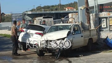 Συγκλονιστικό βίντεο από τροχαίο στα Χανιά