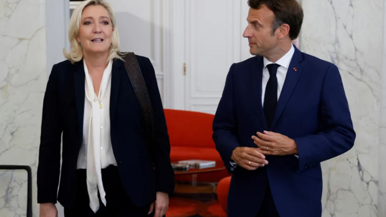 Η πρώτη αντίδραση Μακρόν μετά την καταδίκη της Λεπέν