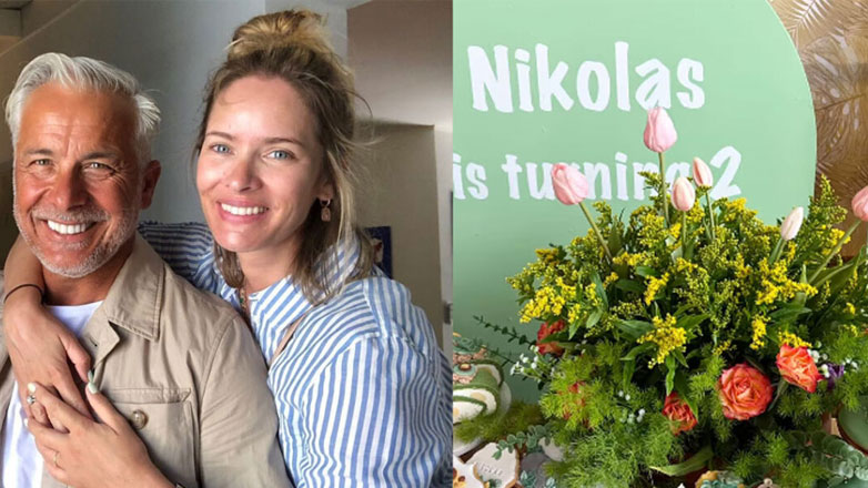 Ανίτα Μπραντ – Χάρης Χριστόπουλος: Πάρτι έκπληξη στον 2χρονο γιο τους!