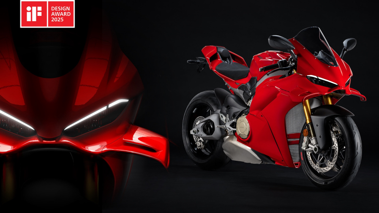 H Ducati Panigale V4 τιμήθηκε με το βραβείο σχεδιασμού iF