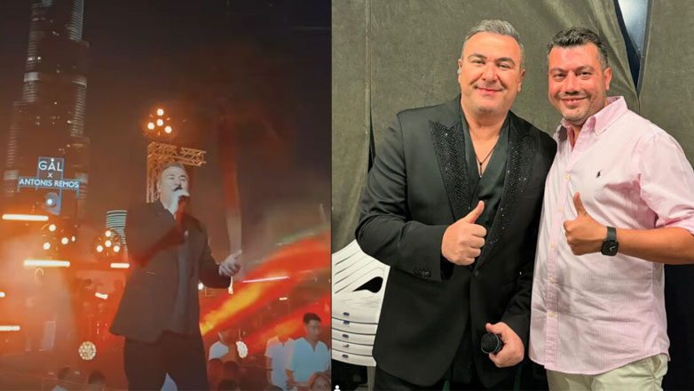 Ο Αντώνης Ρέμος στο Ντουμπάι – Βίντεο από την πολυσυζητημένη συναυλία του στα Εμιράτα