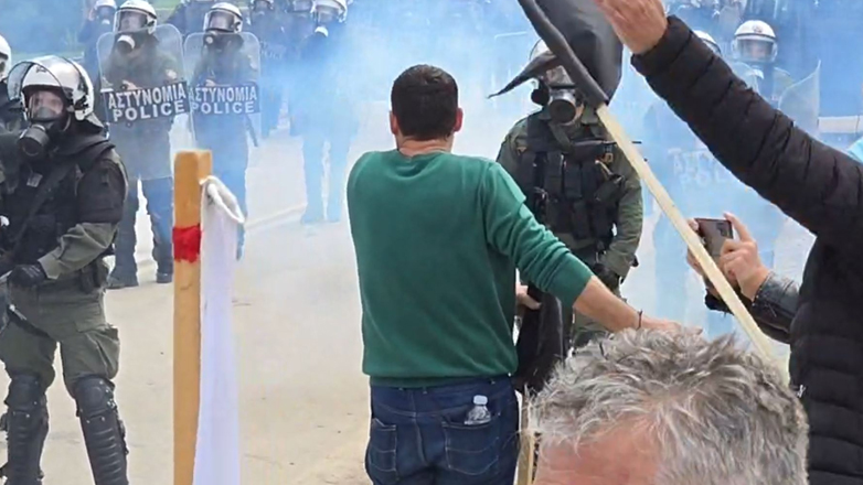 Κοζάνη: Επεισόδια έξω από τον ΑΔΜΗΕ όπου βρισκόταν ο πρωθυπουργός