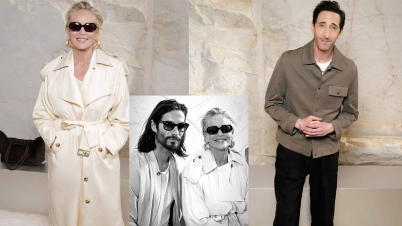 Λάμψη Χόλιγουντ στην Αθήνα: H Sharon Stone και ο Adrien Brody παρακολούθησαν επίδειξη μόδας σε λατομεία