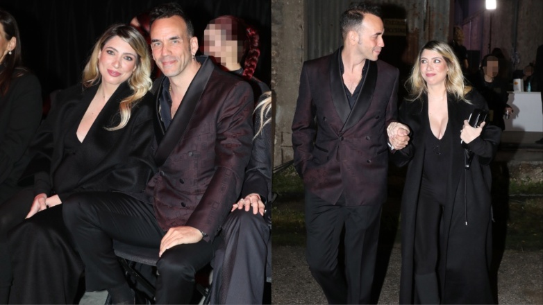 Πάνος Μουζουράκης – Μαριλού Κόζαρη: Σπάνια δημόσια εμφάνιση για το ζευγάρι, λίγο πριν υποδεχθεί το δεύτερο παιδί του