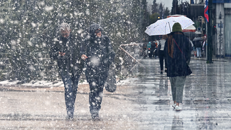 Ψυχρή εισβολή με βροχές, καταιγίδες και χιόνια από το βράδυ της Κυριακής