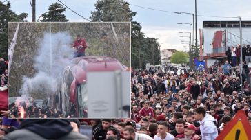 Λάρισα: Χιλιάδες φίλαθλοι υποδέχθηκαν την αποστολή της ομάδας μετά την άνοδο στη Super League