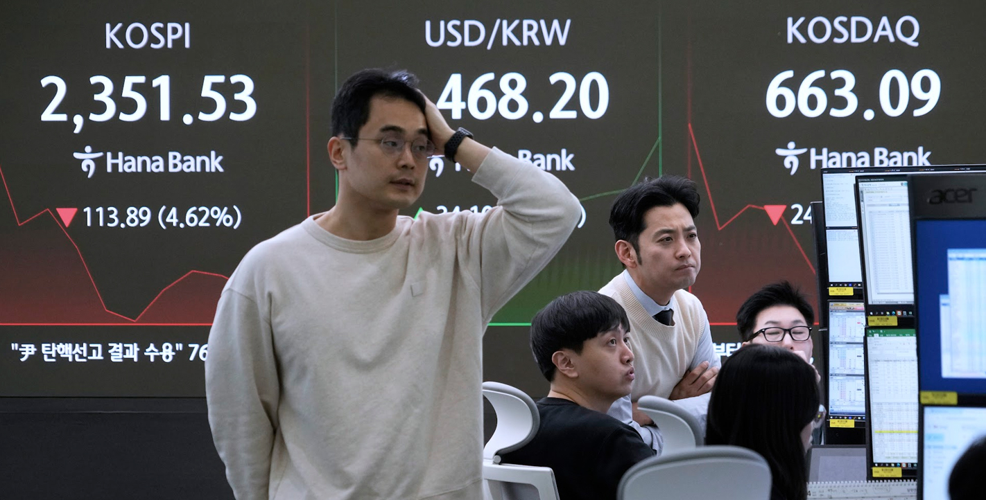 Έντονος προβληματισμός στα διεθνή χρηματιστήρια…