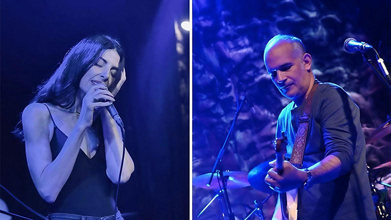 Κώστας Λεμονίδης και Ιωάννα Κωτσαρέλη στο Γυάλινο Upstage