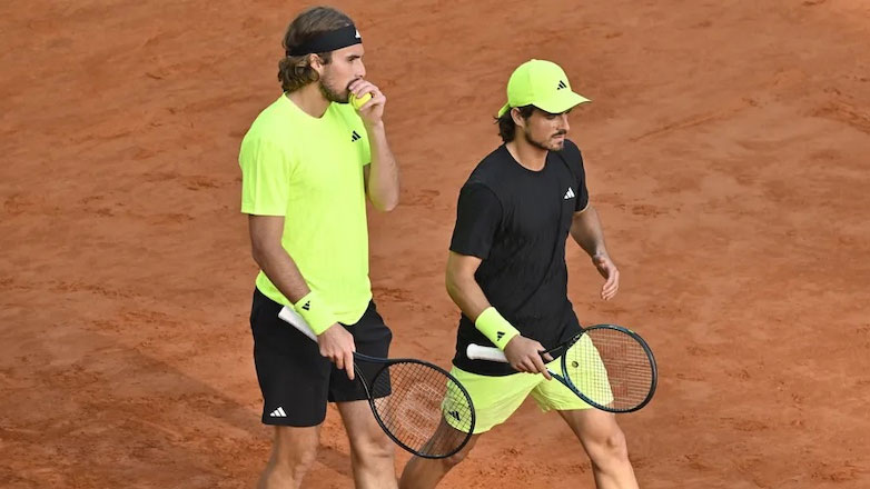 Μόντε Κάρλο: Αποκλεισμός για Στέφανο και Πέτρο Τσιτσιπά στο διπλό στους «16»