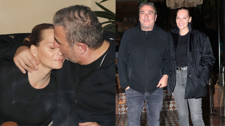 Αντώνης Ρέμος – Υβόννη Μπόσνιακ: Διασκέδασαν στον Χρήστο Σαντικάι – Τα τρυφερά φιλιά του ζευγαριού