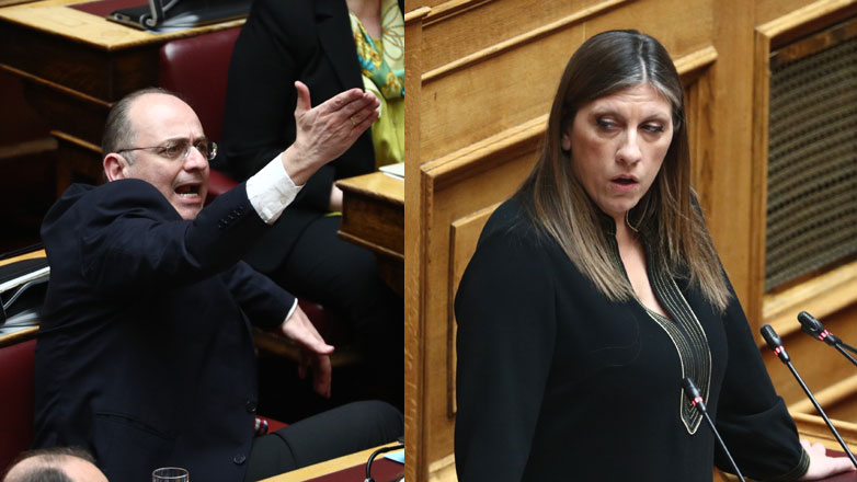 Σφοδρή σύγκρουση Κωνσταντοπούλου – Λαζαρίδη στη Βουλή
