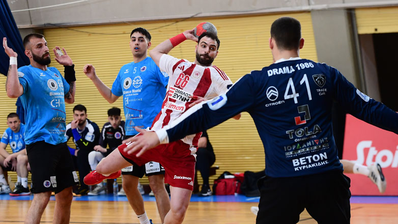 Χάντμπολ: Νίκησε ο Ολυμπιακός, 36-27 τη Δράμα
