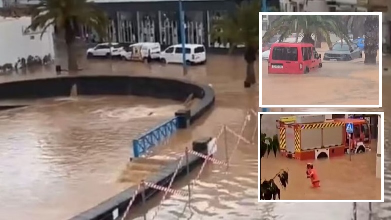 Σκηνές χάους στην Ισπανία – Πλημμύρισαν περιοχές στα Κανάρια Νησιά