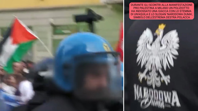 Ιταλός αστυνομικός εμφανίζεται σε βίντεο να φοράει μπουφάν με έμβλημα ακροδεξιών εξτρεμιστών