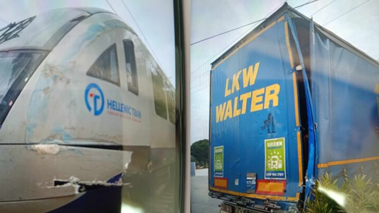 Συνελήφθη ο οδηγός του φορτηγού που συγκρούστηκε με αμαξοστοιχία του Προαστιακού