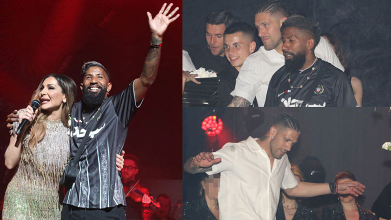 Δέσποινα Βανδή – Αντώνης Ρέμος: Οι παίκτες του Ολυμπιακού διασκέδασαν μέχρι τις πρωινές ώρες στα μπουζούκια – Φωτογραφίες