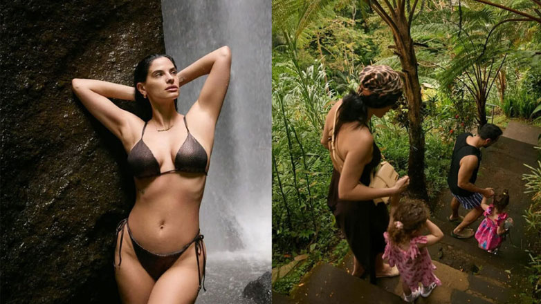 Χριστίνα Μπόμπα: Στη ζούγκλα του Μπαλί μαζί με τον Σάκη Τανιμανίδη και τις κόρες τους