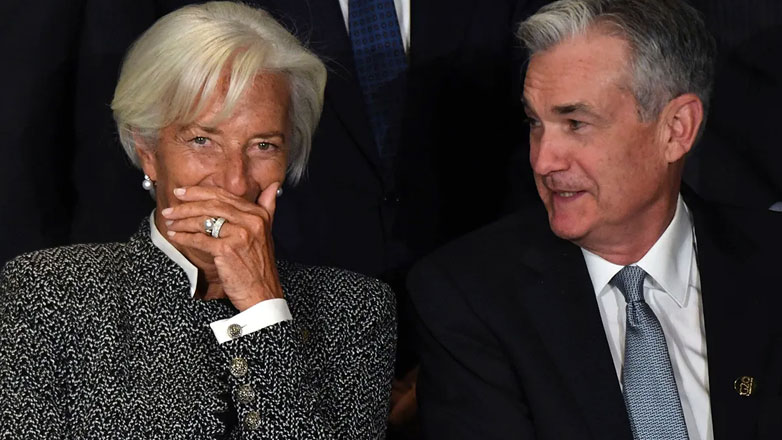 Στο πλευρό του Τζερόμ Πάουελ η Κριστίν Λαγκάρντ μετά την επίθεση Τραμπ