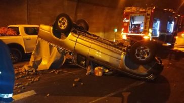 Σοβαρό τροχαίο σε σήραγγα της Εγνατίας οδού – Εγκλωβίστηκαν άνθρωποι