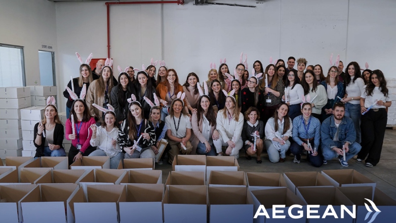 «AEGEAN Easter Crew»: Μία Πασχαλινή δράση προσφοράς και αλληλεγγύης