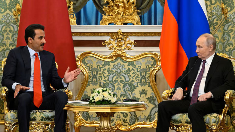 Ο Πούτιν και ο Εμίρης του Κατάρ συζήτησαν για τις κρίσεις στη Γάζα και τη Συρία