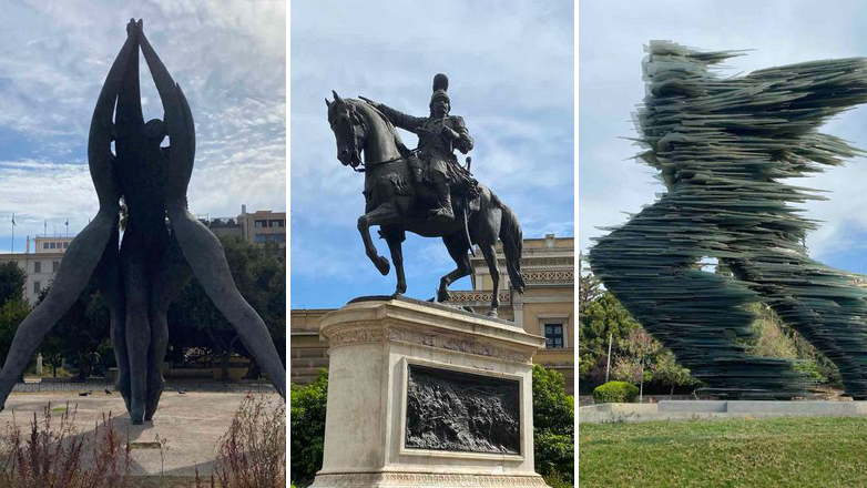 Είκοσι αγάλματα και γλυπτά που κοσμούν τους δρόμους της Αθήνας
