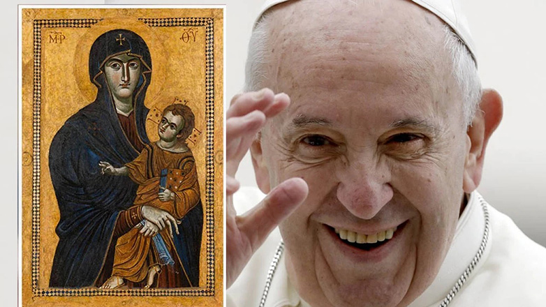 Η εικόνα της Παναγίας από την Κρήτη που ήταν η αγαπημένη του Πάπα Φραγκίσκου