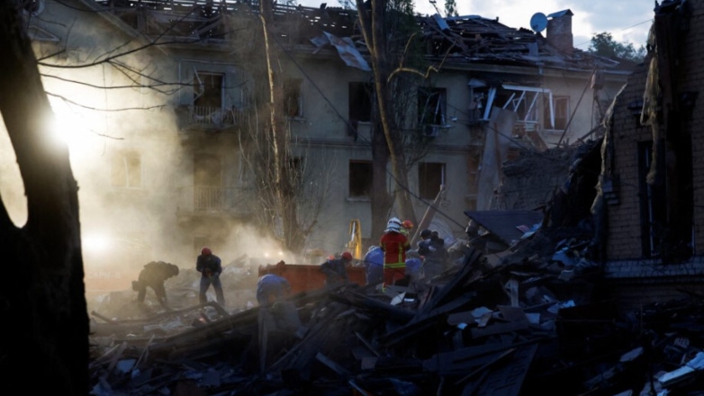 Σφυροκόπημα της Ρωσίας με πυραύλους και drones στo Κίεβο