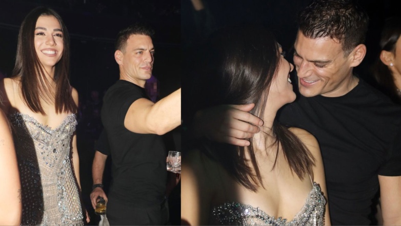 Μελίνα Νικολαΐδη – Δημήτρης Φιντιρίκος: Τρυφερές στιγμές σε βραδινή τους έξοδο – Βίντεο