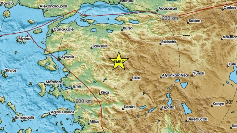 Τουρκία: Τριπλός σεισμός στην Κιουτάχεια