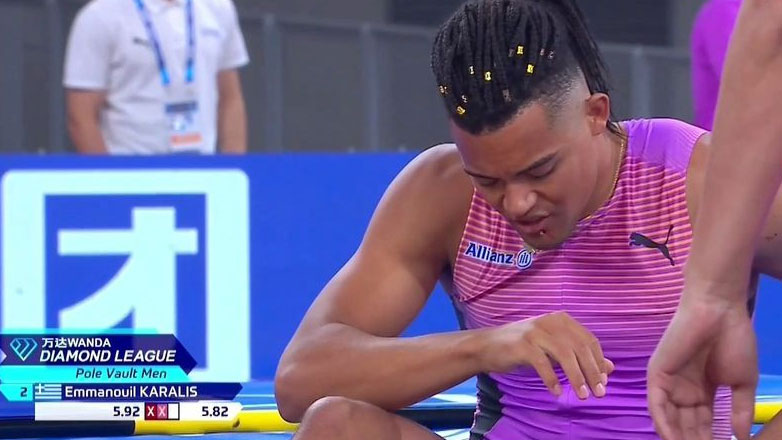 Diamond League: Δεύτερος ο Καραλής, αποχώρησε λόγω τραυματισμού