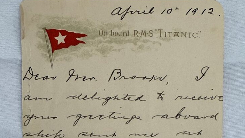 Κάρτα που γράφτηκε από επιβάτη του Τιτανικού πωλήθηκε για σχεδόν 400.000 δολάρια