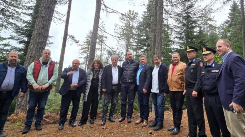 Στον Εθνικό δρυμό της Βάλια Κάλντα ο Υπουργός Πολιτικής Προστασίας Ι. Κεφαλογιάννης