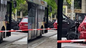 Σοβαρό τροχαίο στη Νέα Ερυθραία με δύο αμάξια και λεωφορείο