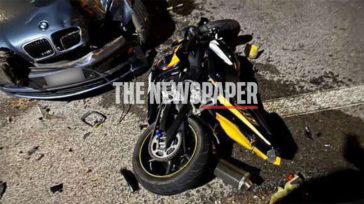 Σοβαρό τροχαίο στη Μαγνησία: Εκσφενδονίστηκαν δύο αναβάτες μηχανής μετά από σφοδρή σύγκρουση