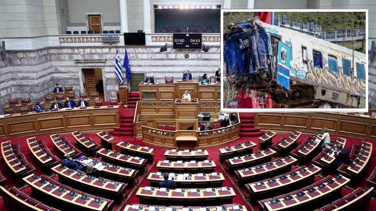 Στη Βουλή αναμένεται να σταλεί η δικογραφία για τα Τέμπη