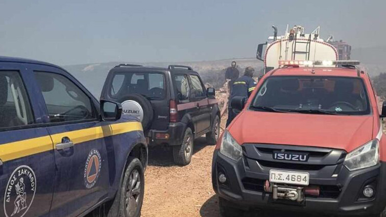 Ζάκυνθος: Φωτιά στον Άγιο Λέοντα