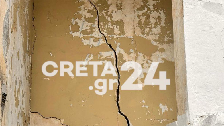 Ρωγμές και στο Μαγαρικάρι της Μεσαράς – «Το χωριό μετακινείται κάθε μέρα»